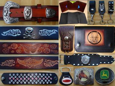 Shop for leather goods at Buckle and Hide Leather LLC