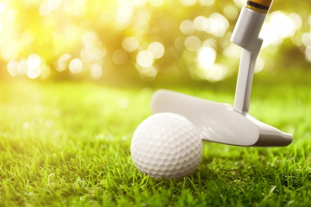 Play a challenging round surrounded by scenic desert landscapes.