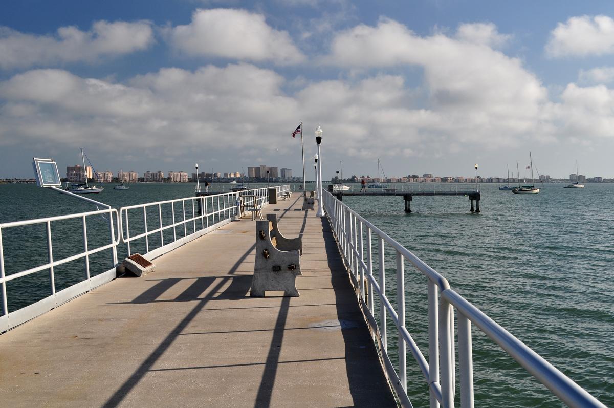 The fishing pier, Gulfport in Florida