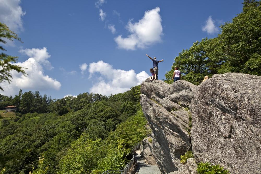 Feel the Wind and Take in the View at The Blowing Rock