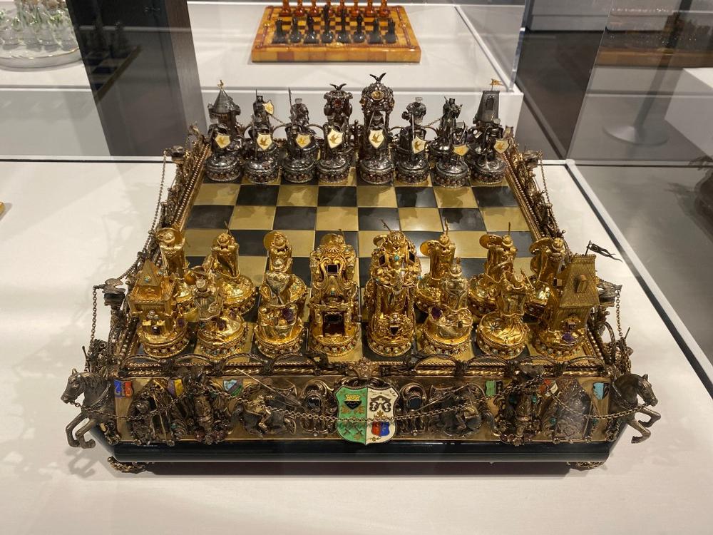Discover legendary games and admire giant chess pieces in this unusual museum.