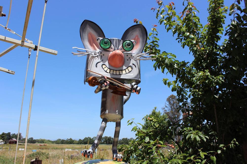 Marvel at Whimsical Creations Along the Streets Featuring Patrick Amiot’s Junk Art