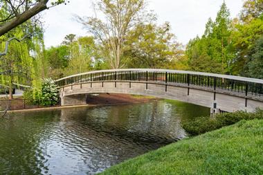 Ride the historic carousel and miniature train in Pullen Park