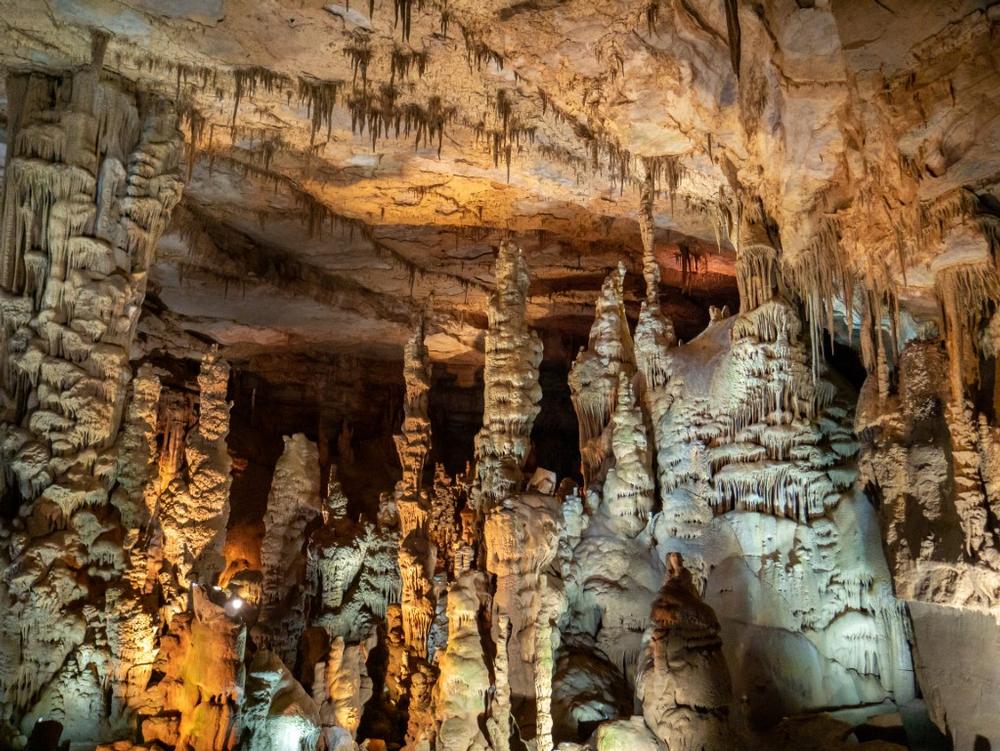 Explore massive caves and discover unusual rock formations on a thrilling trip.