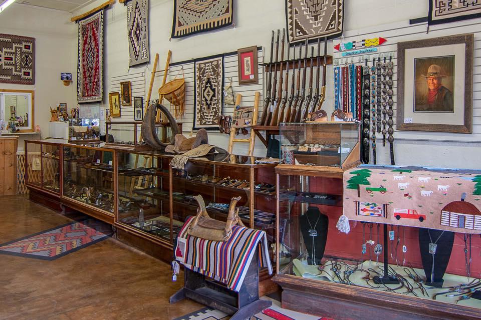 Browse antiques and explore Old West treasures on a fun, unusual shopping trip.