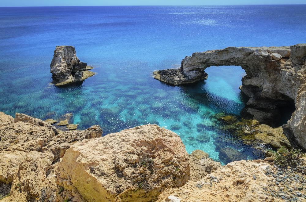 Breathing in the blue at Cape Greco