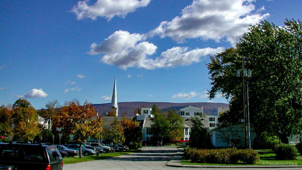 I took this photo of Manchester on one of my weekend getaways to Vermont.