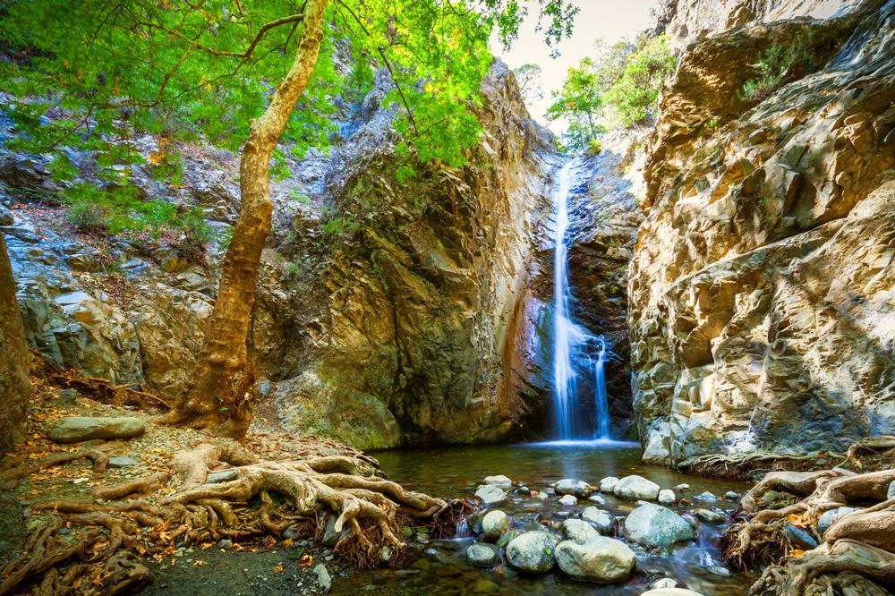 Cooling off at Millomeris Waterfalls
