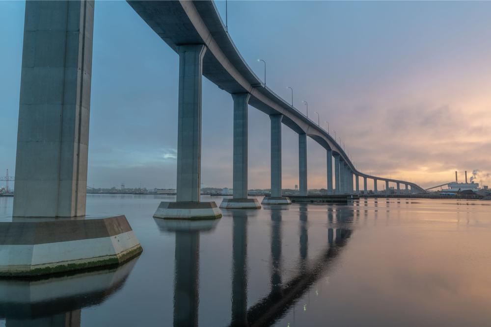 Drive Above the Water on the South Norfolk Jordan Bridge