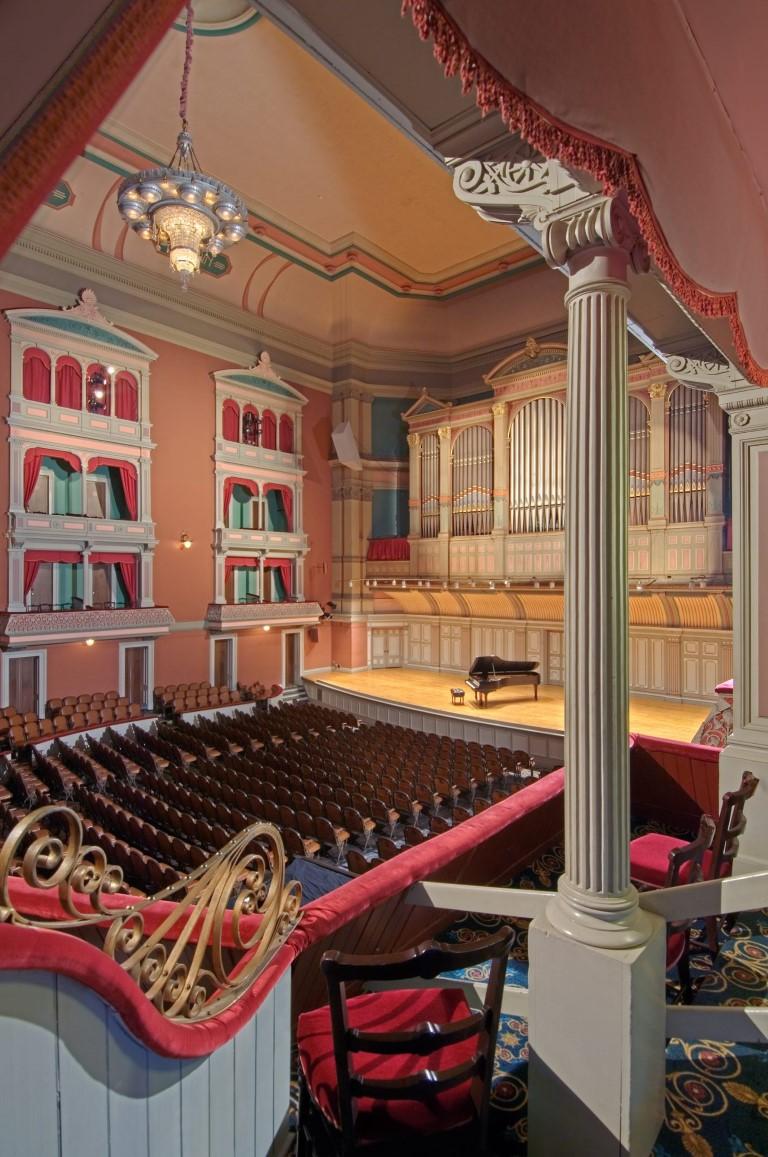 Admire ornate architecture and enjoy perfect acoustics on a magical romantic night.