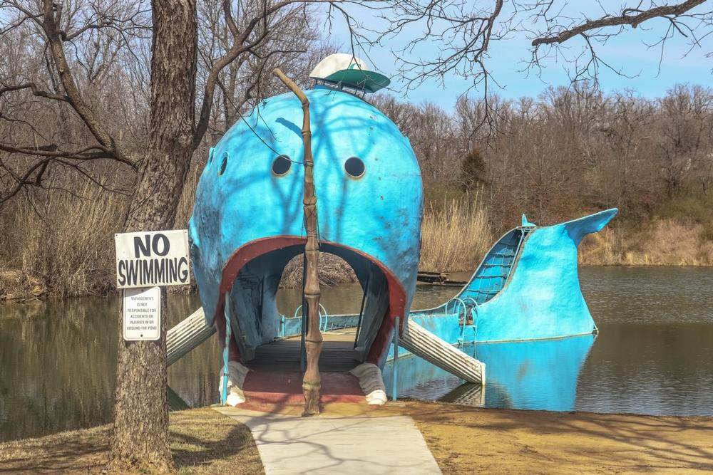 See the famous Blue Whale in Catoosa