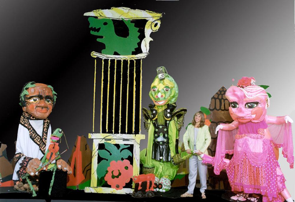 Watch giant puppets and enjoy theatrical fun in this unusual local show.