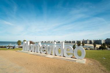 Letrero de Montevideo