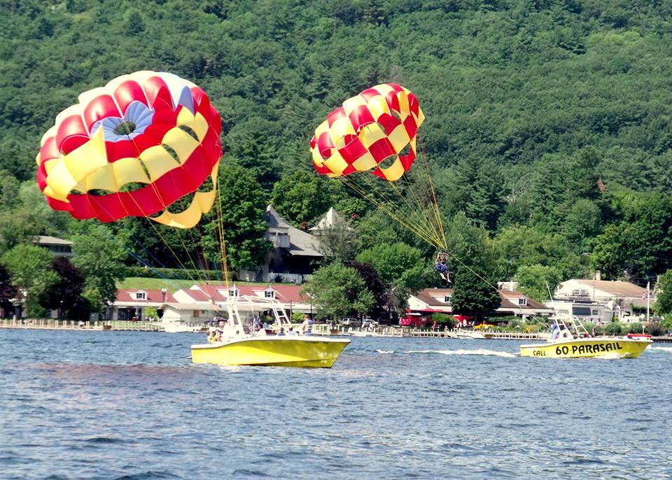 Soar Above Lake George with Parasailing Adventures