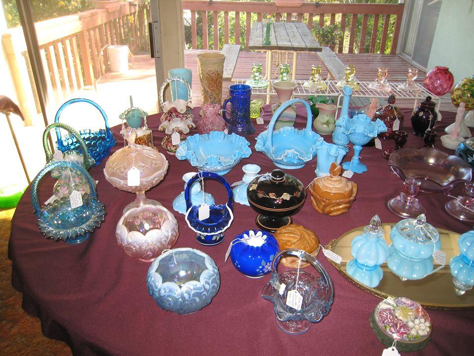 Admire colorful glass art and explore antique collections during a quiet, unusual visit.