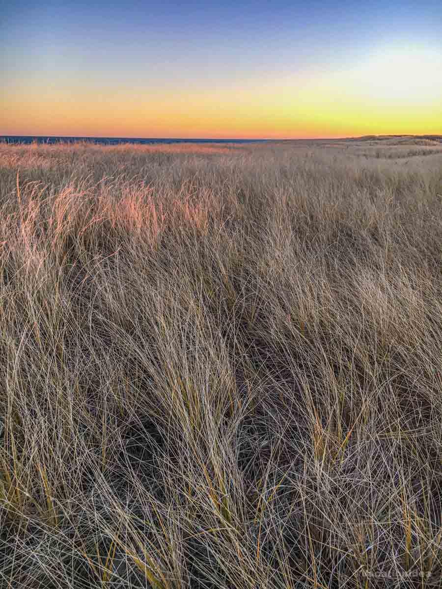 I took this sunset photo on the beach in MA