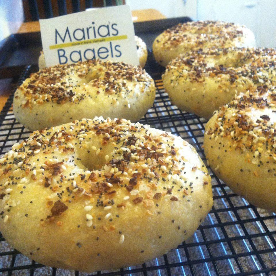 Grab a Coffee and a Fresh-Baked Bite at Maria’s Bagels