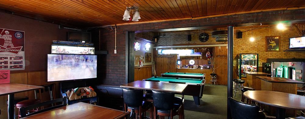 Order pizza at the Depot Express Restaurant and Saloon
