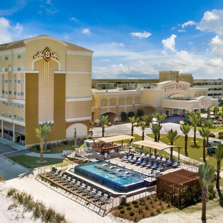 Play the slots and enjoy beachfront views during a fun weekend escape.