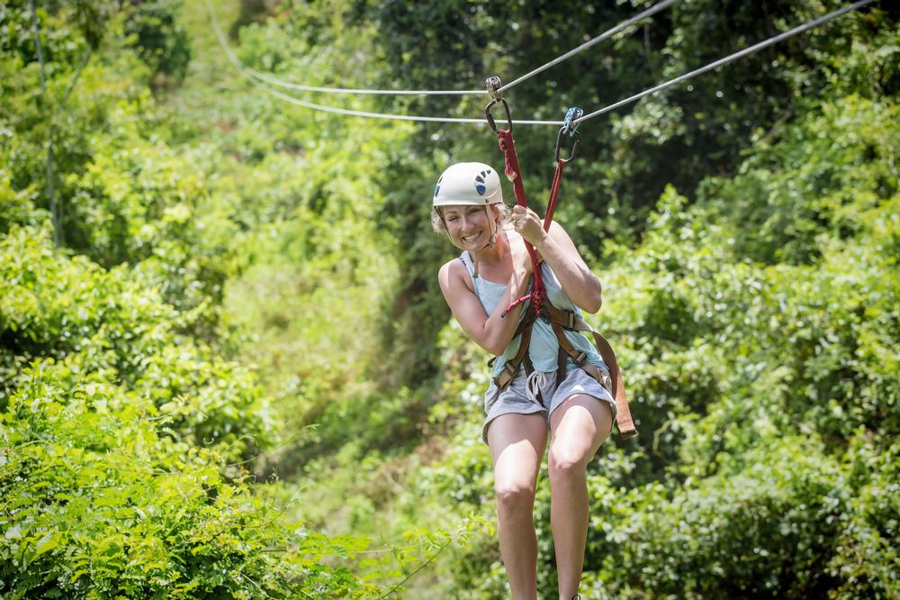 Zip Through the Treetops with Action Zip Line Tours