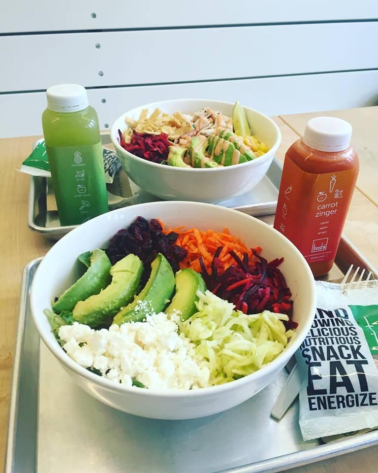 Grab healthy bowls or wraps and enjoy a quick, energizing lunch on the go.