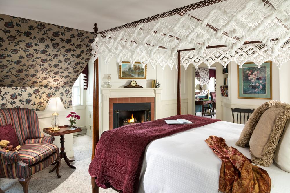Enjoy cozy rooms and savor fine dining on an intimate romantic trip.
