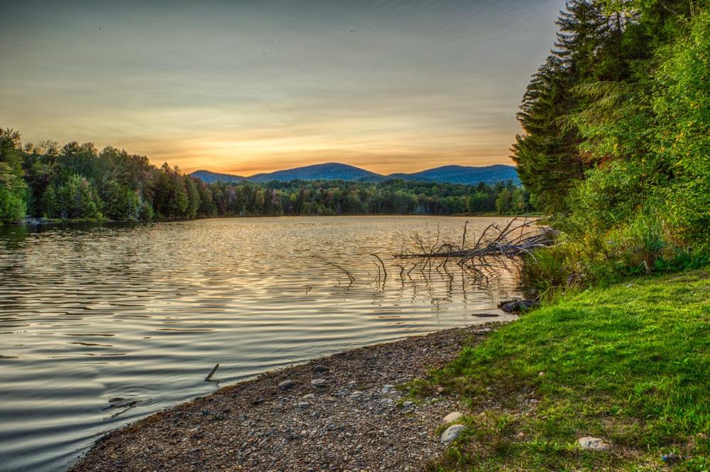 Enjoying a peaceful sunset in Killington