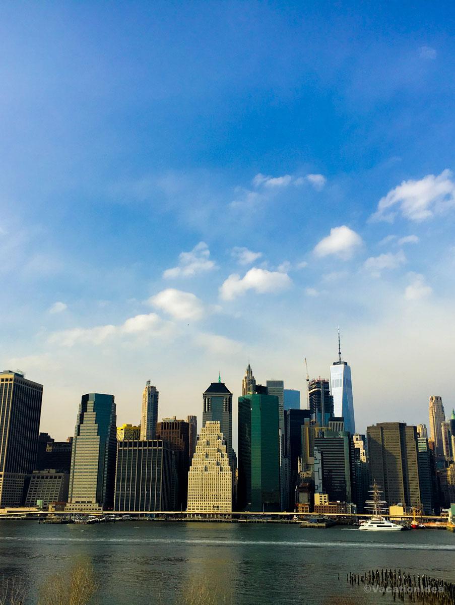 I took this photo of New York's skyline while exploring the city on my recent visit