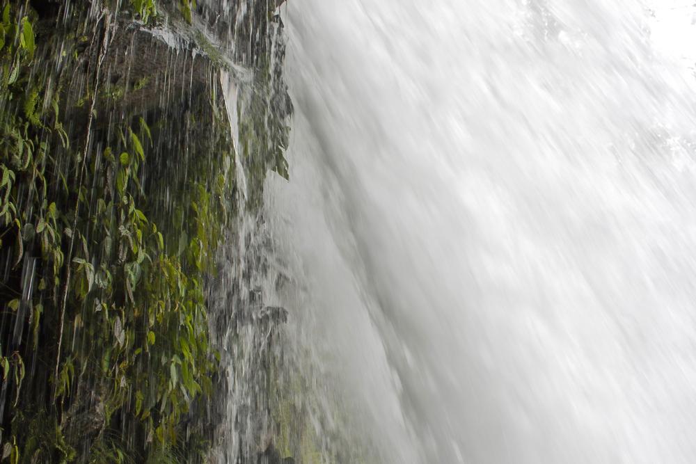 Enjoy a peaceful hike to this hidden, multi-tiered waterfall.