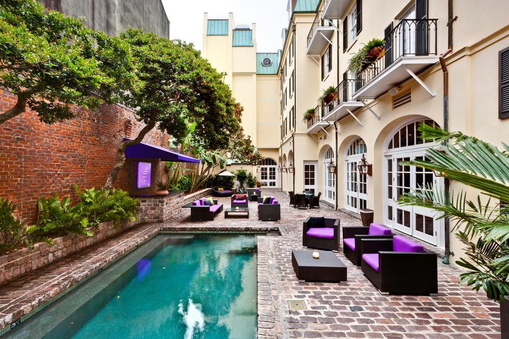 Sip cocktails poolside and enjoy French Quarter charm on a romantic weekend escape.