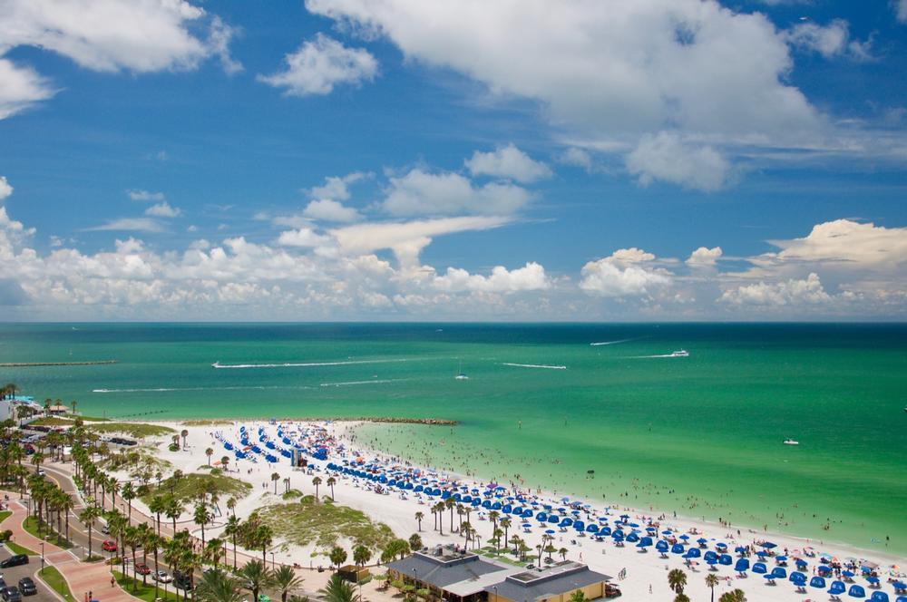 Relax on 2 miles of white sand of Clearwater Beach | White Sand Beaches in Florida