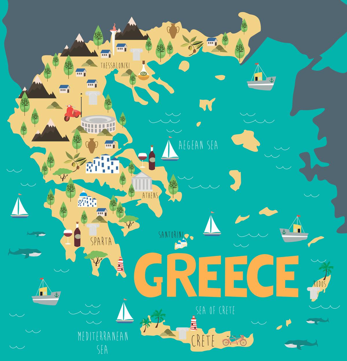 Crete, Greece Map & Conclusion
