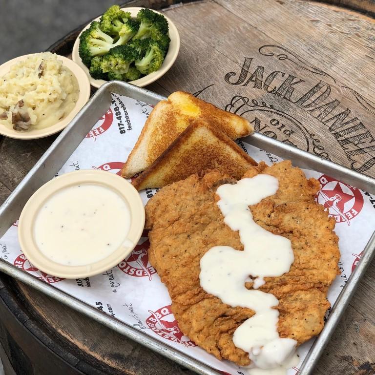 Savor smoky brisket at Feedstore BBQ