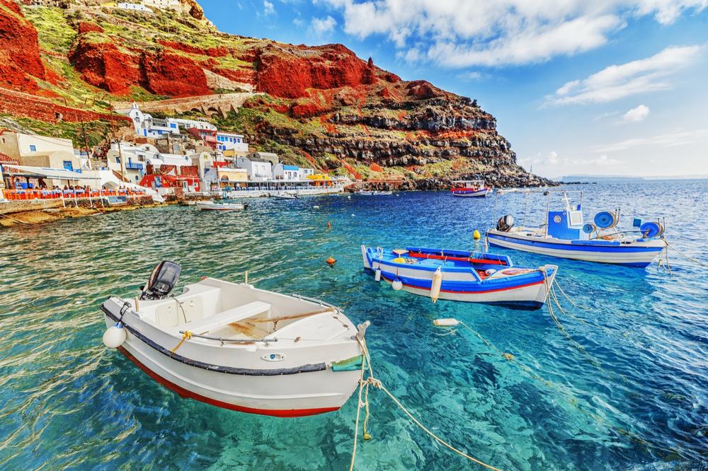 Ammoudi Bay - a short walk from central Oia