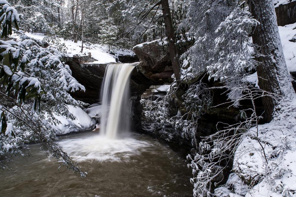 Flat Lick Falls - 30 minutes south of McKee, KY