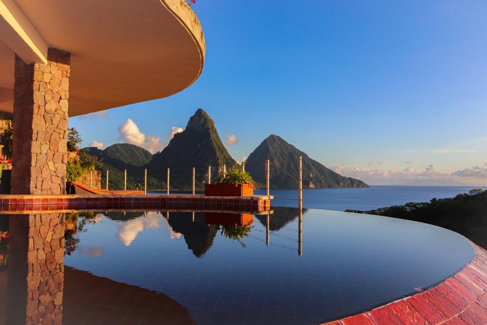 Soar Above the Caribbean at Jade Mountain Resort - St. Lucia
