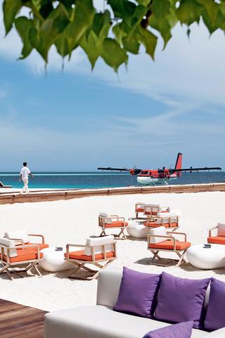 Plush Chairs with Ocean Views in the Maldives