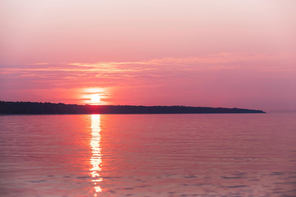 Pink Sunset at Seagull Point