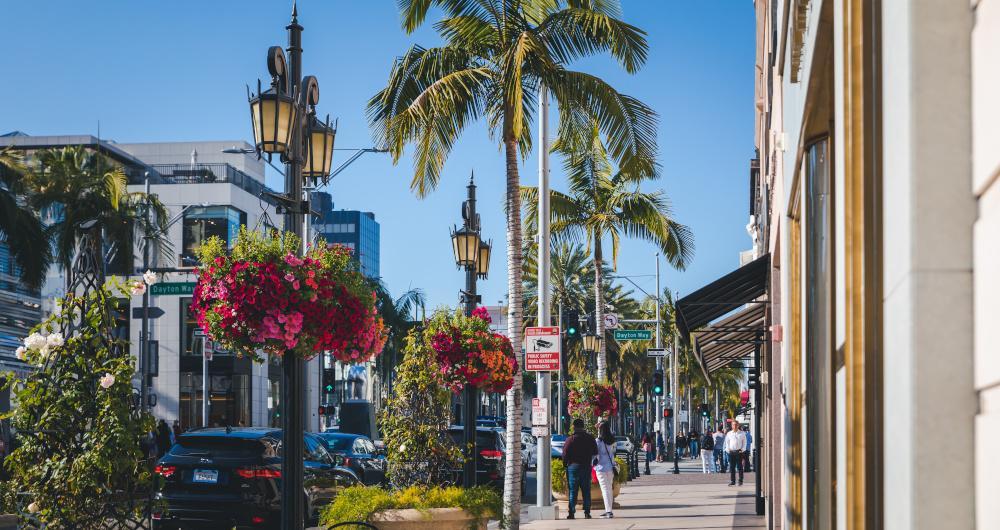 Gloss, Gardens and Quiet Corners in Beverly Hills