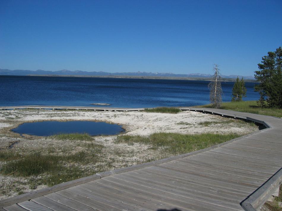 Marvel at Water and Fire Colliding at West Thumb Geyser Basin