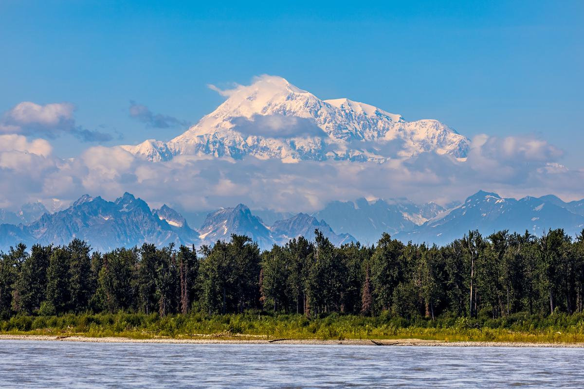 You can see Denali from Talkeetna