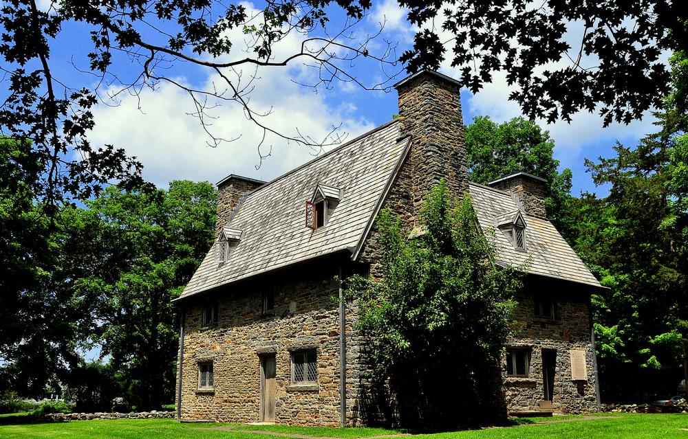 Stroll through a charming town green and explore local shops.