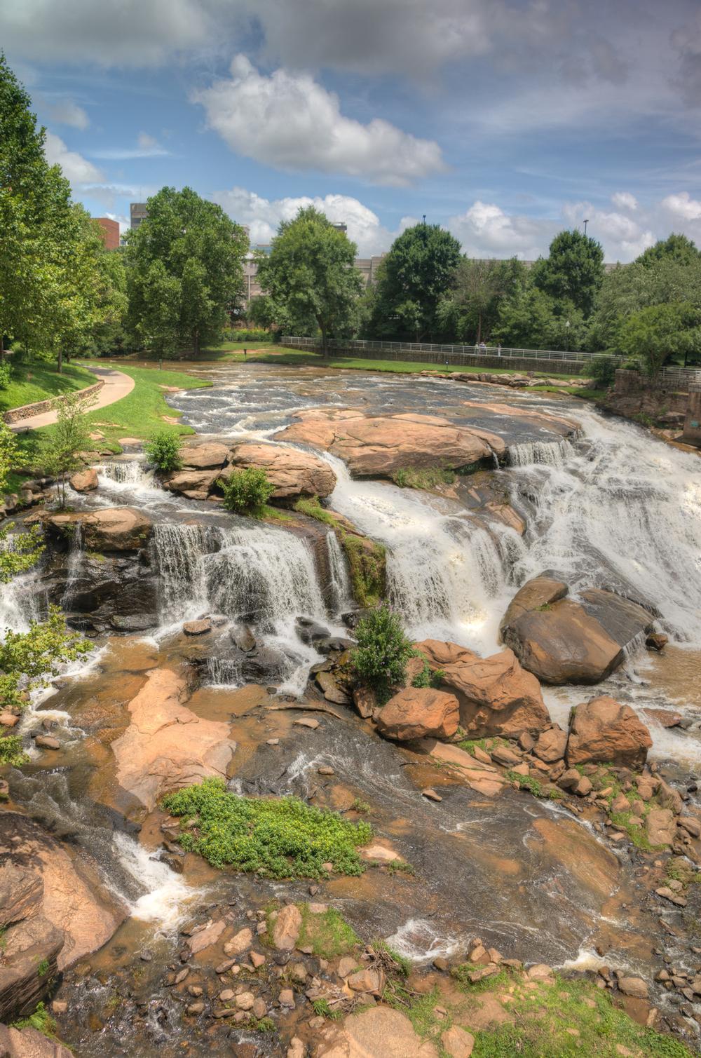 Stroll the Scenic Trails and Gardens at Falls Park on the Reedy