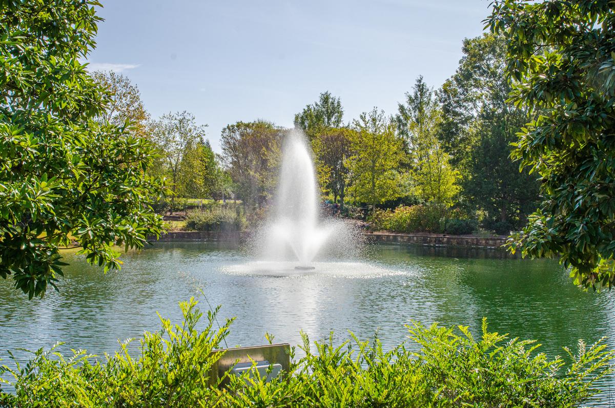 Fountain in Huntsville Botanical Garden