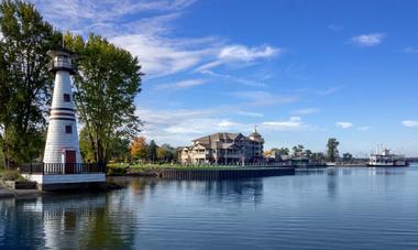 Admire lake views at Chautauqua Harbor Hotel