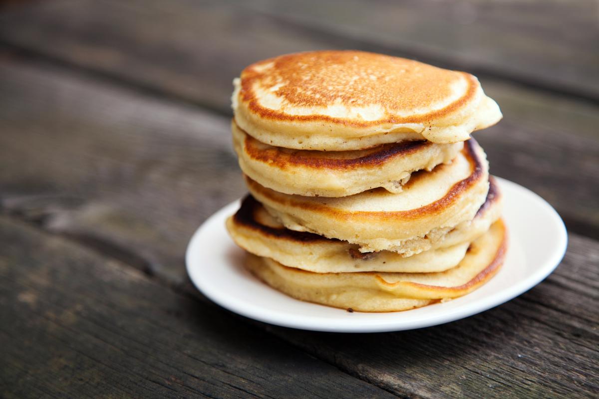 Delicious pancakes for breakfast