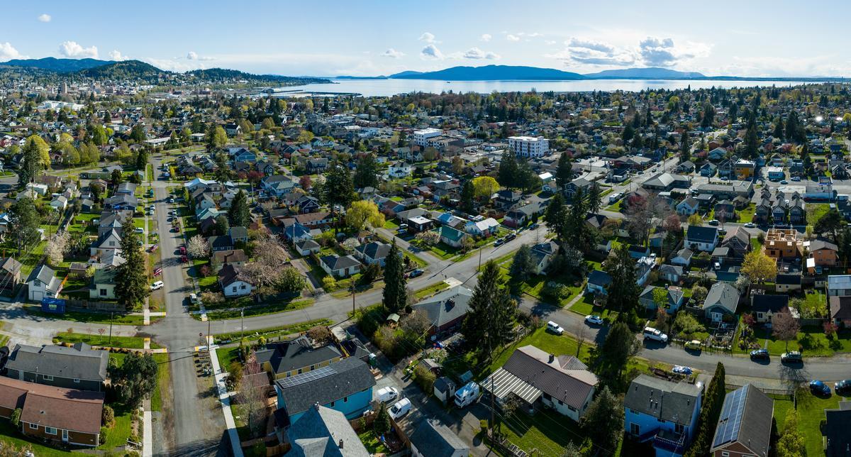 Walk along scenic waterfront trails and explore vibrant local shops on a quick trip.