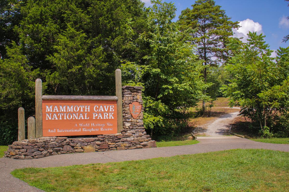 Entrance to Mammoth Cave National Park