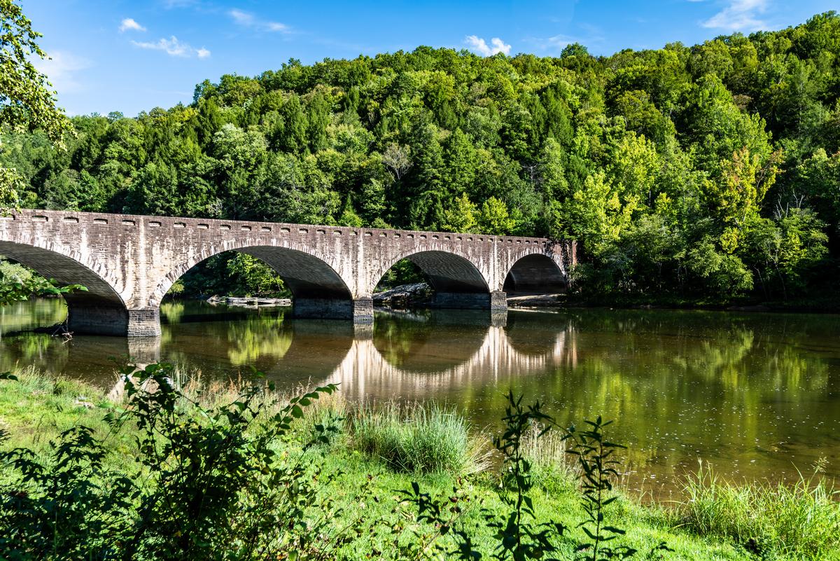 Bridge over the rived in Kentucky