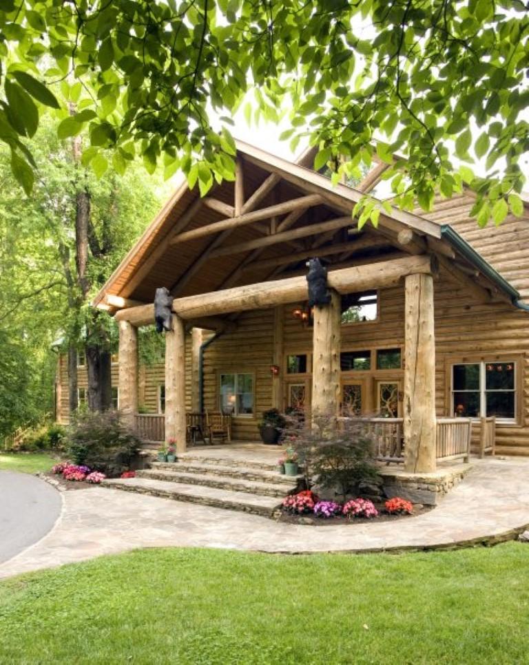 Relax in rustic luxury, savor gourmet dining surrounded by mountain views.